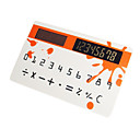 Solar Power Credit Card Calculator, Solar Card, Mini Pocket Calculator