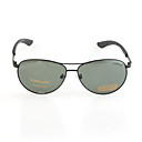 HongLang UV400 Polarized Glare-Guard TAC Alloy Lens Driving Sunglasses(Invisible Green)