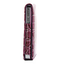 Protective Snakeskin Leather Case for iphone 4 (Purple)