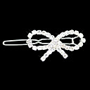 alliage de mariage magnifique avec strass fleurs barette fille / épingle / casque