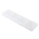 AAA/AA Plastic Case Holder Storage Box (White)