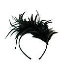 Romantic Fascinator With Colorful Feather Weddding/Partying/Honeymoon Barrette(1206-6130079)