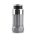 Mini LED Flashlight Torch with Car Cigarette Lighter(Rechargeable NI-MH Battery) Grey