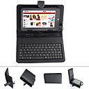 venta al por mayor de piel protectora caso de teclado para 7 pulgadas Tablet PC (puerto USB)