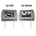 7 Inch TFT LCD Screen Car Headrest DVD Player and Monitor with Game System USB/SD Connecting (1 Pair)