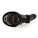 1.0 LCD coche mp3 usb sd mmc reproductor Transmisor FM con control remoto, negro