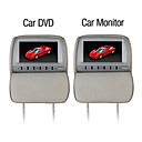 9 Inch Digital Screen Car Headrest DVD Player and Monitor Support Gaming System Free Headphones (1 Pair)