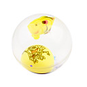Small Elasticity Shining Crystal Yellow Fish Star BallTwo types