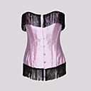Satin With Tassels Front Busk Closure Wedding/ Party Shapewear.Including Thongs