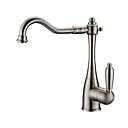 	Robinet de cuisine en laiton massif - nickel brossé	
