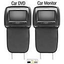7 Inch Digital Screen Car Headrest DVD Player and Monitor Support Game System USB/SD Connecting (1 Pair)