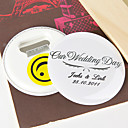 Personalized Bottle Opener/Fridge Magnet - Our Wedding Day (set of 12)