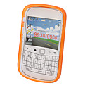 Protective TPU Translucent Case for Blackberry 9900 (Orange)