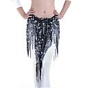 Dancewear Polyester With Sequined Practice Belly Dance Hip Scarf/ Belly Dance Belt for Ladies