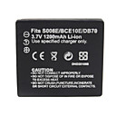 1200mah 3.7v appareil photo numérique pile pour panasonic fx30 dmw bce10s008 et plus 1200mah 3.7v appareil photo numérique pile pour panasonic fx30 dmw bce10s008 et plus