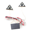 Super Bright 6 LED Antomobile Lights - White Light
