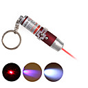 3 in 1 UV Detector Laser Keychain LED Keychain - Red