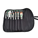 7 pcs brosse maquillage fondation créée avec étui en cuir gratuit 7 pcs brosse maquillage fondation créée avec étui en cuir gratuit