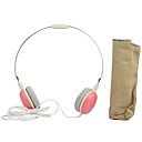 Lovely Adjustable Headphones with Protective Bag (Pink)