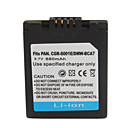 680mah 3.6v appareil photo numérique batterie s001bca7 pour panasonic dmc fx1 et plus 680mah 3.6v appareil photo numérique batterie s001bca7 pour panasonic dmc fx1 et plus
