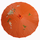 ombrelle de soie orange,