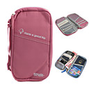 Multifunctional Storage Handbag Passport Holder (Pink)