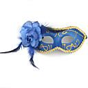 Halloween Personalized Mask with Flower Decoration
