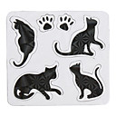 Cute Cartoon Cat Shaped Fridge Magnets