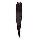 100% vierge cheveux remy 22 pouces fait la machine soyeux cheveux raides armure