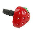 Anti-dust Fashionable Earphone Jack for iPhone and iPad (Strawberry)