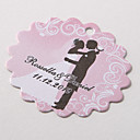 Personalized Scalloped Favor Tag  Our Big Day Set of 60