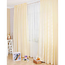 Solid Thicken Sheer Curtains Pair