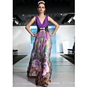Light in the Box - USA  A-line V-neck Floor-length Chiffon Evening Dress With Straps