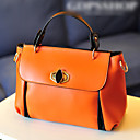 Gem Inlaid Button Satchel
