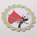 Personalized Scalloped Favor Tag  Big Day Set of 60