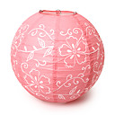 14 "lanterne florale papier d