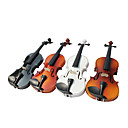 44 Solid Basswood Violin Multi-Color