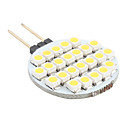 G4 24 SMD LED Car Warm White Light Bulb