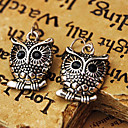 Boucles doreilles en <strong>argent</strong> hibou conception 