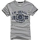 Lightinthebox ES  l.n.college imprimir de manga corta camiseta