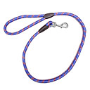 Stripe Style Nylon Dog Leash (120cm, Purple)