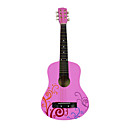 Lily - Pink 30 Acoustic Guitar with CapoStrapStringPicks