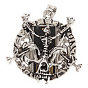 16GB Metal Skull 2 Pendant USB 2.0 Flash Drive