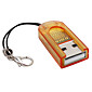 wholesale World's Smallest MicroSD TransFlash TF SD/SDHC USB 2.0 Card Reader with Cover and Keychain