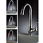 wholesale Single Handle Chrome Centerset LED Kitchen Faucet(0698-L-4018)