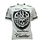 wholesale 2008 Rocking Racing White Skull Short Sleeve Cycling Jersey (0478-0419-28)