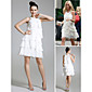 wholesale Sheath/Column Halter Mini Chiffon Bridesmaid/Cocktail/Homecoming/ Gossip Girl Fashion Dress (FSH0010)