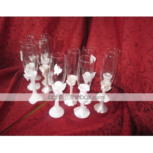 Butterfly Design Wedding Toasting Flutes Reply Was this review helpful