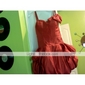 Ball Gown Spaghetti Straps Short/ Mini Taffeta Cocktail Dress