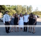 Empire Halter Knee-length Tulle Wedding Dress